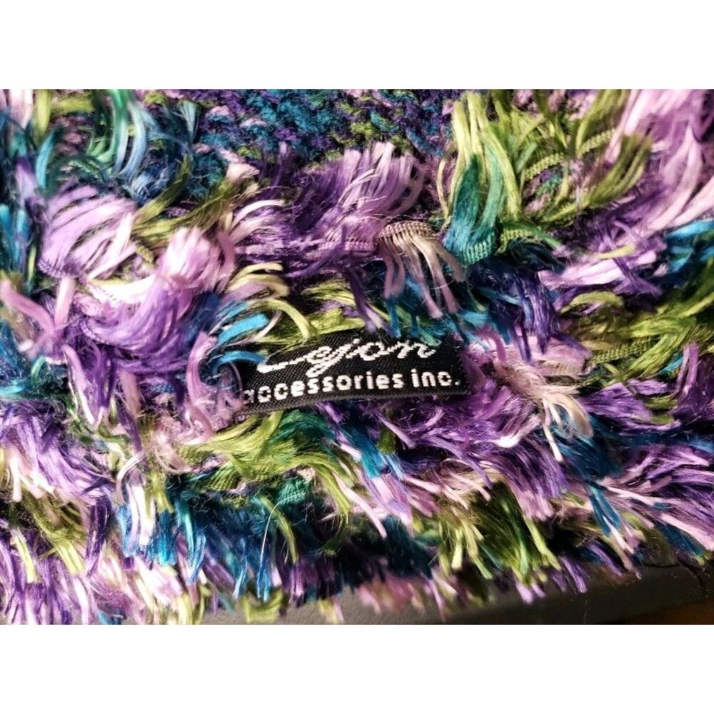 Cejon Accessories Womens Magic Hat Cap Purple Green Soft Stretchy - Picture 3 of 5